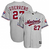 Expos 27 Vladimir Guerrero Gray Cool Base Jersey Dzhi,baseball caps,new era cap wholesale,wholesale hats